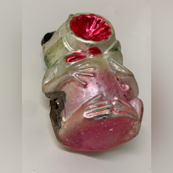 Early 20th Century Antique Suck Mouth Frog Christmas Tree Ornament - Picture 11 of 16